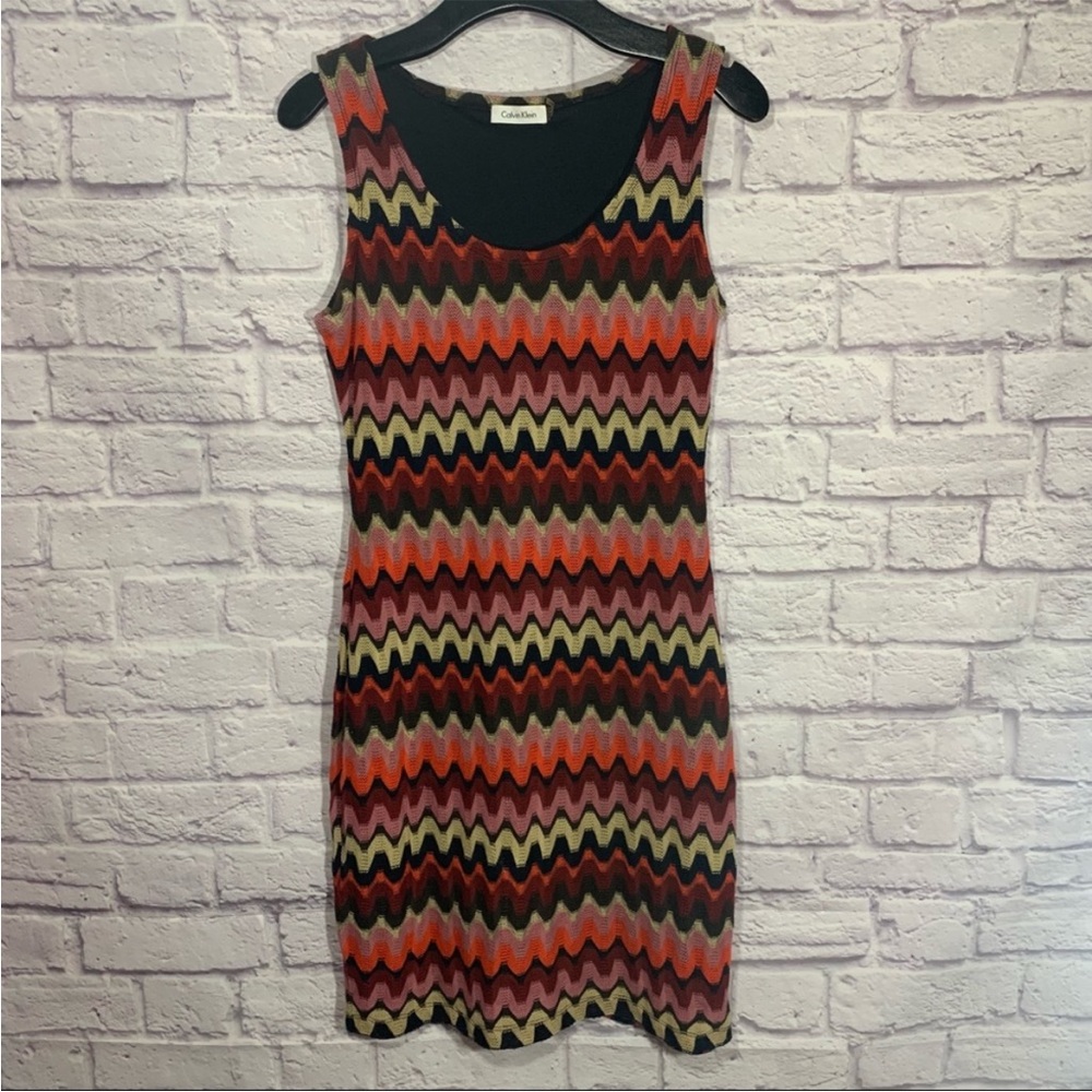 Calvin Klein womens bodycon knit dress size 8